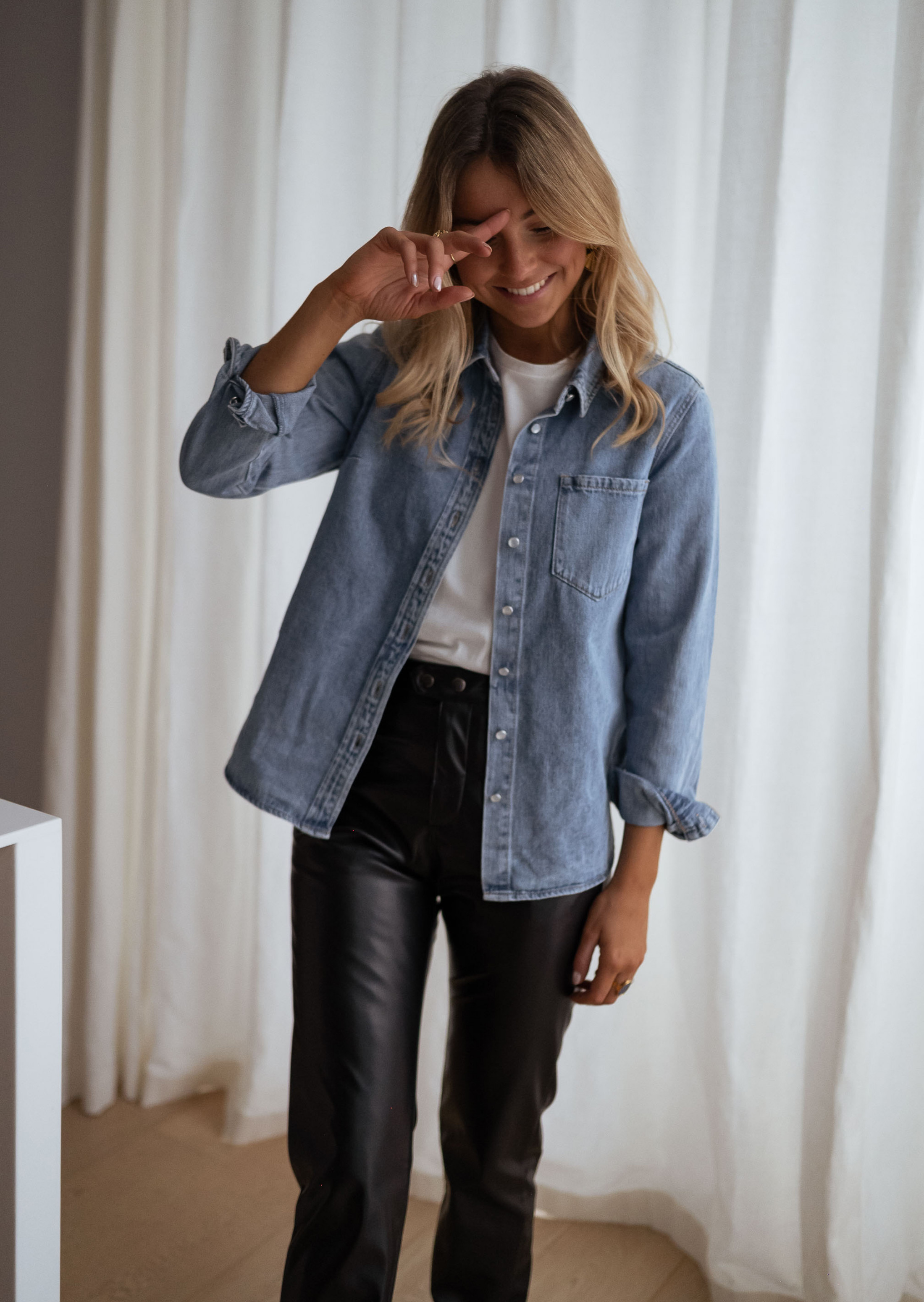 Denim Célia shirt*EASY CLOTHES Store